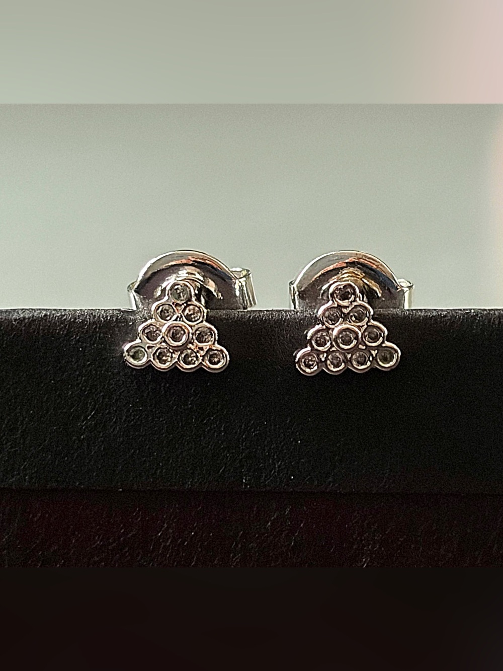 Silver Triangle Stud Earrings Dainty Minimalist
Geometric Bubble Cluster Boho